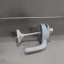 Papablic Glass Breastmilk Pitcher, Fast Baby Formula Maker with Mixing Handle Lid, Wide Mouth Mason Jar Breast Milk Storage Container with Flip-Lock Spout, BPA-Free, Baby Registry Search Items, Blue