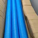 Hollowfly 6 Pack Jumbo Pool Noodles Swimming Floating Foam Tube Extra Large Hollow Bright Swimming Pool Noodles Bulk Heavy Duty for Adults(Blue,55 x 3.5 Inch)
