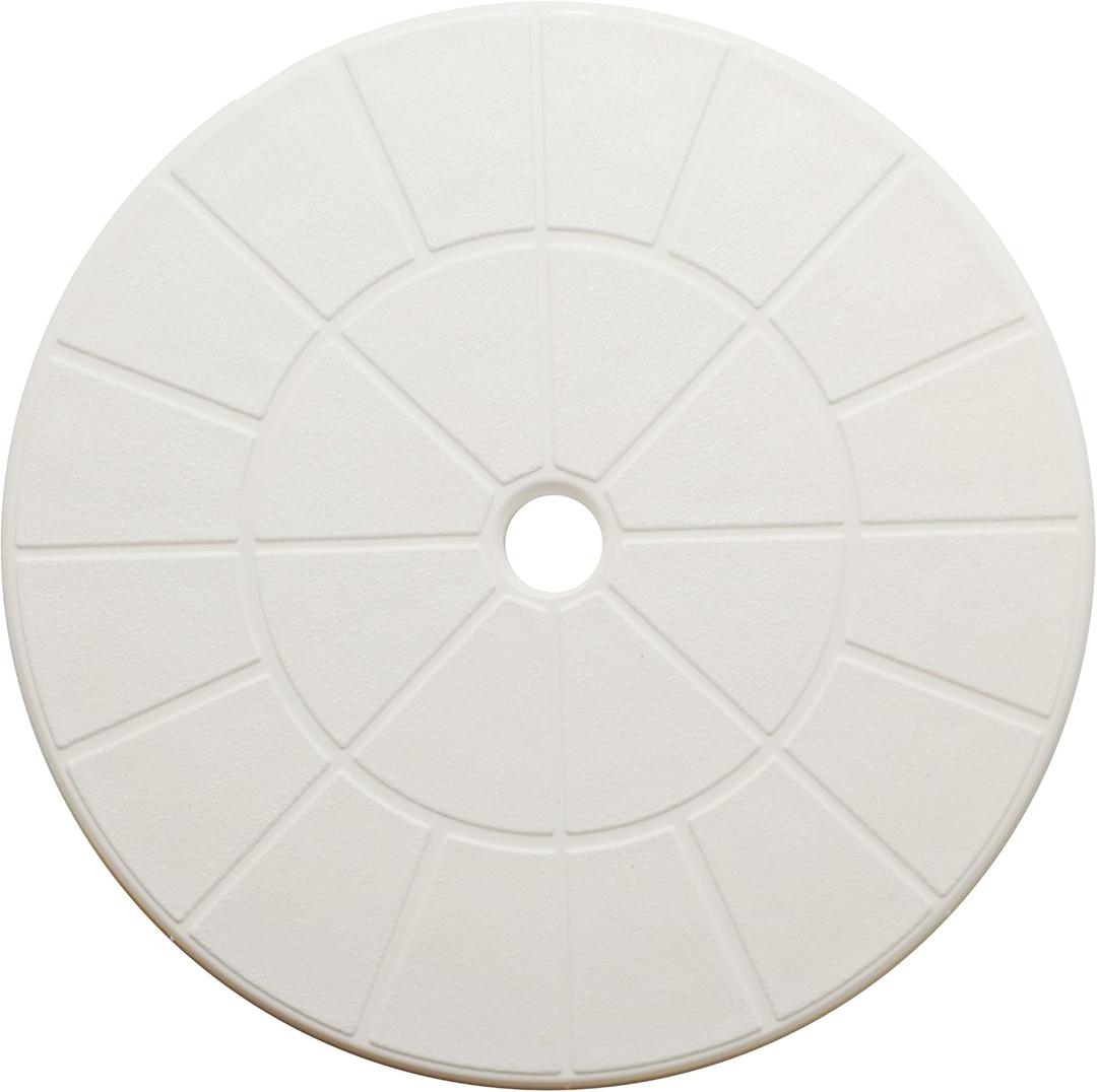 Swimming Pool Skimmer Cover Debris Canister Deck Lid 9 1/8" Inch Skimmer Valve Replacement Lid (White)