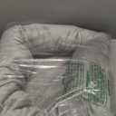 Orthopedic Dog Beds for Small Dogs 20 in, Small Dog Bed with Pocketed Coils and Soft Foam Support, Detachable Puppy Bed for Small Dogs and Cats, Round Flannel Anti-Anxiety Donut Dog Bed, Gray