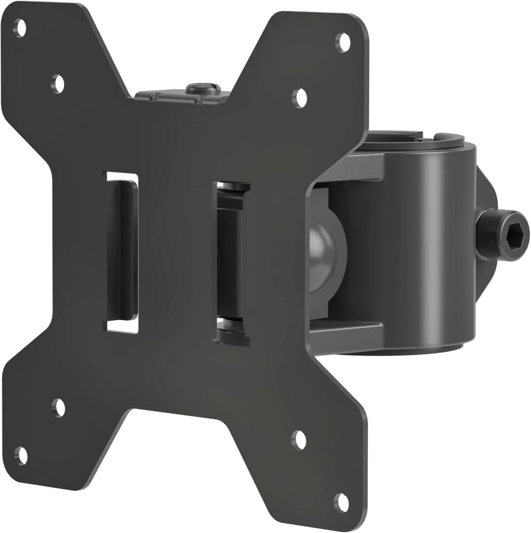 Suptek Single Head and Plate Vesa Pole Mount Bracket for Suptek Monitor Mount,1 Pack(MD6TB) (Black)