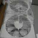shinic 9'' Window Fan with Thermostat & LED Display, Reversible Airflow, 23.5"L x 4.0"W x 11.8"H