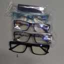 Gaoye 1.25 Professional Reading Glasses for All Day - Computer Readers with Blue Light Protection - Value Pack