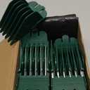 AFANSO Hair Clipper Guards, Extra Long 3 Inch, 8pcs Green - Compatible with Most Wahl Full Size Hair Clippers, Large Guide Comb Set 3', 2.75', 2.5', 2.25", 2", 1.75", 1.5", 1.25"