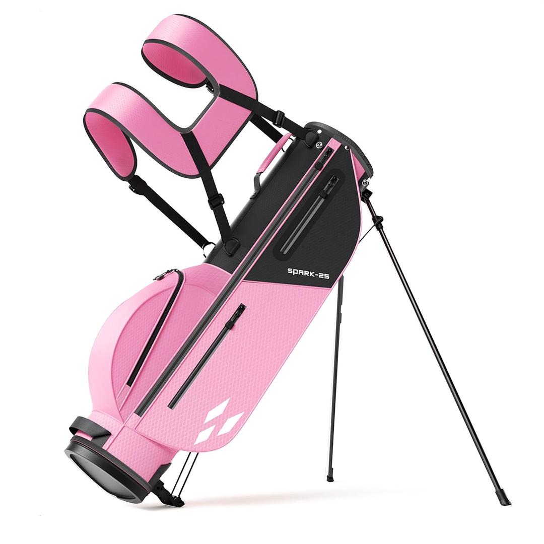 Junior Golf Stand Bag - Youth Golf Bag Ages 6-14+ Adult Lightweight Golf Stand Bag for Children & Adult