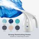 HiLIFE Steamer for Clothes, Portable Handheld Design, 240ml Big Capacity, 700W, Strong Penetrating Steam, Removes Wrinkle, for Home, Office(ONLY FOR 120V)(White)
