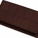 3 x 2 Pack Chocolate block Silicone Molds, Silicone Molds for Chocolate, Cake, Candy, Pudding,Fondant, Baking Mold, Soap Molds for Soap Making, 10 Cavities