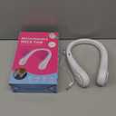 Portable Neck Fan, Bladeless Cooling Fan, 8H Working Time, Headphone Design Personal Fan, Adjustable Neck Fan with 3 Speeds, for Travel Desk Bedroom