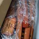 24" Teak Shower Bench, 2-Tier Shower Stool for Indoor Shower, 350lbs