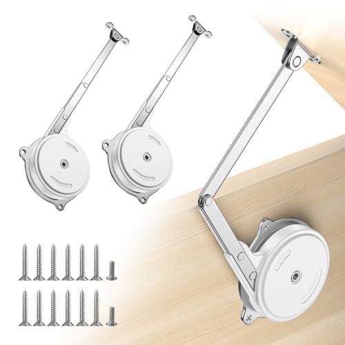 XBLWIN Soft Close Toy Box Hinges 2 Pack | Heavy Duty Zinc Alloy Lid Supports for Wooden Toy Chests, Storage Trunks & Benches | Safety Hinges for Cedar & Other Woods