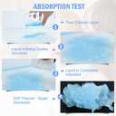 Rocinha 100 Pack Disposable Changing Pads Baby Disposable Underpads Waterproof Diaper Changing Pad Breathable Underpads Bed Table Protector Mat (17 x 13 Inches)
