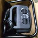 Electric Heater for Indoor Use, 1500W Quick Heating Portable Garage Heater with 90° Adjustable Angle, Space Warmer Suitable for Greenhouse Garage Tent Indoor Outdoor (Black,1 Pcs)