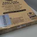 Regalo Safety 29-49" Easy Step Extra Wide Baby Gate for Doorways & Bottom of Stairs, Pressure Mounted Safety Gate with Door for Babies, Toddlers & Pets, White