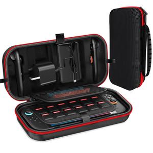 START MAKERS Carry Case for Nintendo Switch 2 Model(2025), Portable Hard Shell Pouch Carrying Travel Game Bag with 24 Game Cartridge - Compatible for Nintendo Switch 2 Accessories, Black