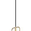zeyu Farmhouse Pendant Lighting for Kitchen Island, 1-Light Industrial Hanging Pendant Light with Metal Dome Shade, Gold Finish, 016-1 BG