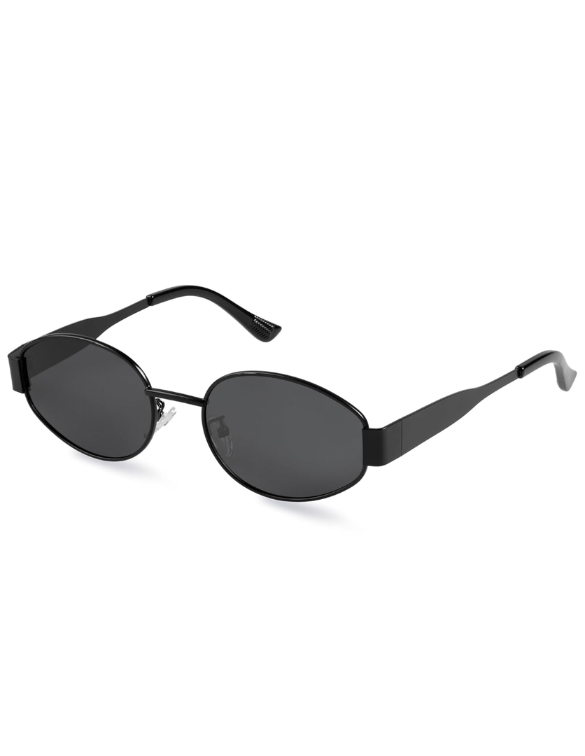 livho 2025 Trendy Oval Sunglasses - Stylish Polarized Shades for Everyday - Retro Metal Frames