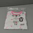 HIGHUZZA Baby Girl Clothes, Toddler Girls Long Sleeve Bow Tie Pink Penguin Print Outfits for Fall Casual Birthday Party 9-12 Months