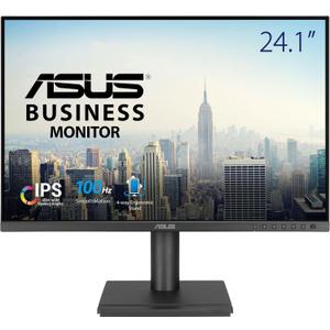 ASUS 24” Business Monitor (BE248QF) - WUXGA (1920x1200), IPS, 100Hz, Frameless, Speakers, Height Adjustable, Ergonomic Design, HDMI, Eye Care, VESA Wall Mountable