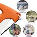 Tagging Gun for Clothing, 2006 Pieces Price Tag Attacher Gun Kit for Clothes Labeler, Clothes Tagging Applicator Gun Set with 1600 Fasteners, 400 Clothing Labels and 6pcs 0.08 inch Needles