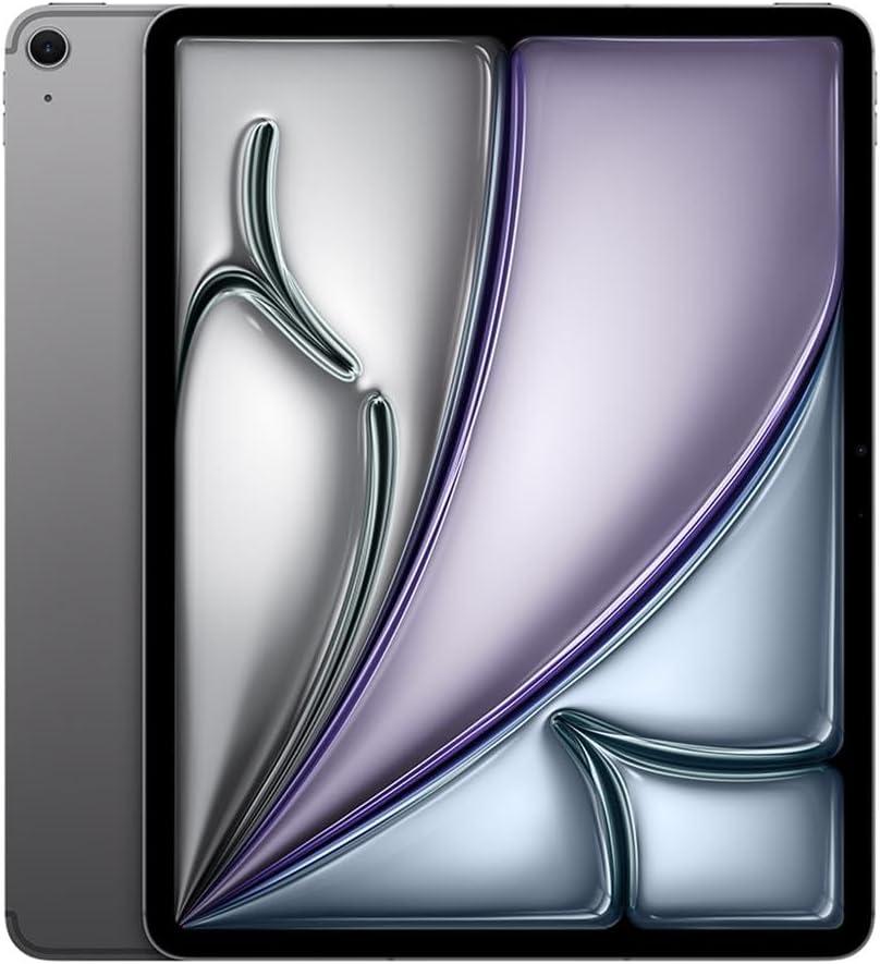 Apple 2024 iPad Air 11-inch, Wi-Fi + Cellular, 128GB - Space Gray (Renewed)