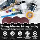 2 x Gel Coat Repair Kit for Boats, 200g Fiberglass Gelcoat Repair Kit for Boats, Fast Fix Scratches, Chips, Cracks, for Fiberglass, Acrylic, Aluminum Alloy