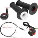 YOXUFA VM22 26mm Carburetor Exhaust Pipe Muffler Stage 2 Kit for Predator 212cc 224cc 196cc Coleman CT200U BT200X Baja MB200 KT196 Go Kart 6.5HP GX160 Engine Parts Mini Bike Throttle Assembly (colour-plated)