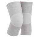 Sieafan Bamboo Charcoal Knee Sleeve - Bamboo Compression Knee Sleeve for Men and Women - Elastic Warm Knee Brace for Arthritis (Gray, Small)