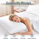 CozyLux Pillows Queen Size Set of 2, Hotel Quality Bed Pillows for Sleeping 2 Pack, Cooling Pillows for Side Back and Stomach Sleepers, Down Alternative Luxury Soft Supportive Fluffy Pillows (18x28)