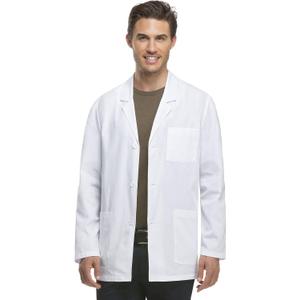 Dickies EDS Professional Men Scrubs Lab Coats 31" Consultation 81404, S, White