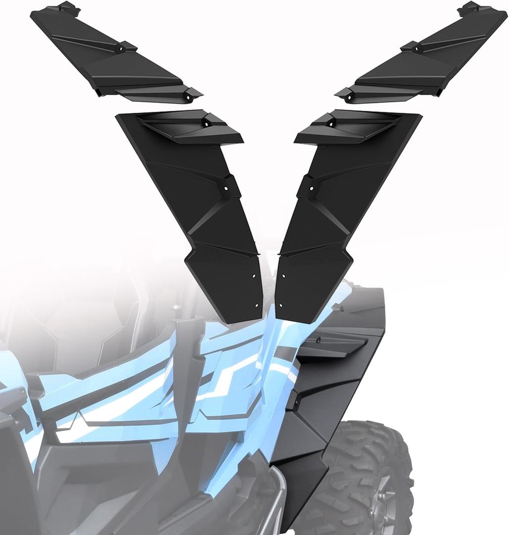 XXL Rear Fender Flares for Polaris RZR XP 1000/XP Turbo/4 2014-2023