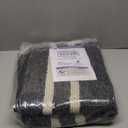 COSY HOMEER Kitchen Rugs and Mats 24"x59" Non Slip Kitchen Mats for Floor Washable Kitchen Runner Rug Stain Resistant Standing Mat for Kitchen,Sink,Polypropylene,Black