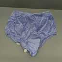 Vanity Fair Women's Underwear Perfectly Yours Traditional Cotton Brief Panties (6, Nylon - Pink/Blue/Candleglow)