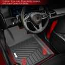 Floor Mats Compatible with 2012-2017 Toyota Camry (Not for Hybrid), All Weather TPE Liners, Black