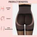CALZITALY High Waist tights Control Top Shaping Nylons, Shaping Pantyhose, 20 Denier Sheer Shaping Tights for All Day Use (Black)