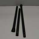 Black Tension Curtain Rod 30 to 64 Inch, Adjustable Curtain Rod, Shower Tension Curtain Rod No Drilling, 7/ 8" Spring Curtain Rods for Windows Closet Doorway Door