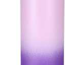 Volhoply 24 Ounce Insulated Water Bottle with Straw Lid,Stainless Steel Wide Mouth Sport Bottles with Handle,Double Wall Vacuum Cups Keep Cold,Reusable Travel Thermal Cups For Holder(Lavender,1)