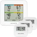 AcuRite 01095M Indoor Temperature & Humidity Station with 3 Sensors, White