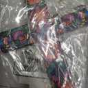 Maitys Floral Cross Wall Decor Hand Painted Decorative Inspirational Wooden Cross Mexican Art Wall Decor Mexican Crucifix for Home Room Church Decoration (Retro Style)