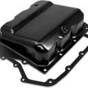 Transmission Oil Pan with Drain Plug & Gasket, Compatible with Chrysler Pacifica 200 Sebring Town Country & Dodge Avenger Journey Grand Caravan, 62TE 6-Speed Automatic Transmission Replace# 265-833