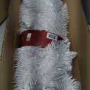  Vickerman 9' x 14" Sparkle White Spruce Artificial Christmas Garland - Unlit - Traditional White Flocked Garland - Reliable and Durable - Garland for Staircase or Mantle : Home & Kitchen