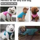 WEONE Dog Summer T-Shirts Striped Cotton Vest,Pet Breathable Soft Basic Clothes for Small Medium Larg Boy Girl Dogs,XXL