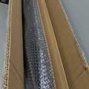 uyoyous Metal Awning Window Awnings Exterior 52" W x 31" H Triangle Metal Frame, Door Entrance Awnings for Outside, Entry Doors, Windows, Balconies, Black (Tile Shaped)