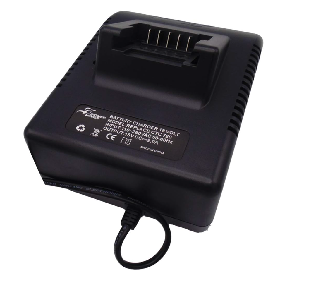 Powerwings Charger CTC720 Replace for Snap on 18V Charger CTB8185 CTB8187 CT7850 CDR7850H CTL7850 CTB7185 Tool Battery Liion
