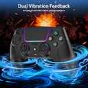 VidPPluing Wireless Controller Compatible with PS5/Android/IOS/MAC/Steam Deck, Gamepad with LED Lighting/Hall Effect Trigger/Turbo/Macro/Dual Vibration/3.5mm Headset Jack/1500 mAh Battery