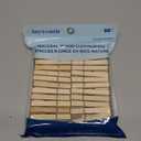 Economy Kitchen Accessory Wooden Clothespins 50 Count
