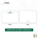 2 x Desert Cactus University of South Florida 10 Pack Notecards Stationery Cardstock USF Bulls Includes Envelopes Memo Party Thank You (Notecard 1b)