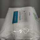 Comfort Spaces White Oversized King Quilt Set 120"x118" Bedspread Quilted Summer Lightweight Microfiber Bedding Coverlet with Double Sided Stitching Soft All Season Cozy 3 Piece with Matching Shams