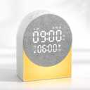 Sunrise Alarm Clock White Noise Sound Machine Night Light, Sound Machine with Speakers Bluetooth Wireless Timer Digital Alarm Clock Rechargeable LED Night Lights for Bedroom Decor Birthday Gift