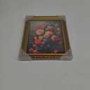 MIEVU Gold Vintage Framed Wall Art - Canvas Wall Art Prints for Living Room Decor Bedroom Home Bathroom, 8x10in Floral Flower Frame Wall Decor (Floral 10)