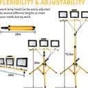 LED Light Work Stand: 21000LM Portable Lighting for Job Site, Construction & Garage Workshop